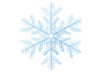 snowflake isolated on white background PNG , AI GENERATED