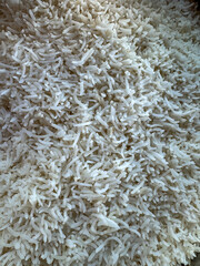 Close-Up of Cooked White Rice