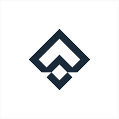 Abstract initial letter A logo design. Icon for luxury, elegant and simple business Vector