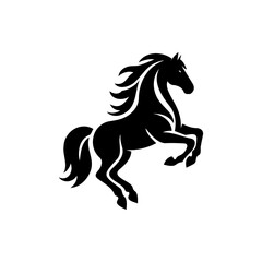 horse silhouette vector