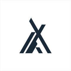 Abstract initial letter A logo design. Icon for luxury, elegant and simple business Vector