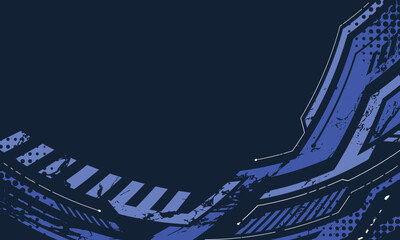Abstract geometric blue stripes racing background