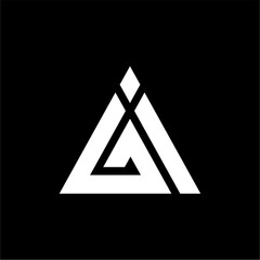 Abstract initial letter A logo design. Icon for luxury, elegant and simple business Vector