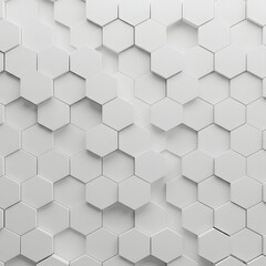 A captivating display of 3D hexagon tiles, creating a stunning visual depth and texture. A modern and clean design.