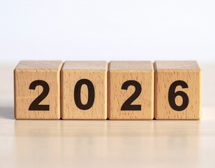 wood blocks with word 2026 Loading 2026: Anticipating the New Year & Future Growth