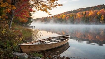boat on the lake