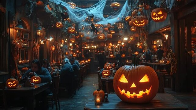 halloween pumpkin lantern