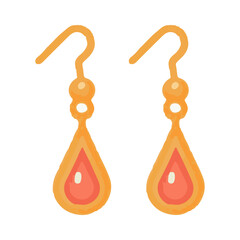 earring illustration design
