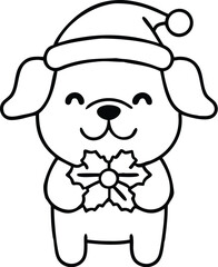 christmas coloring pages, illustration, for kids. winter coloring pages