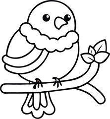 christmas coloring pages, illustration, for kids. winter coloring pages