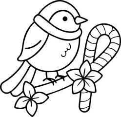 christmas coloring pages, illustration, for kids. winter coloring pages