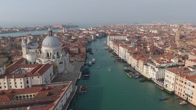 ベニス ベネチア 観光 旅行 空撮 ヨーロッパ 教会 古代都市