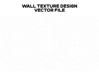 Wall Texture Design Template. Wall Outlined Design. Editable EPS file.