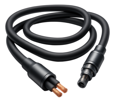 Heat-resistant power cables are necessary for safely connecting sauna equipment in a home wellness area.