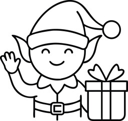 christmas coloring pages, illustration, for kids. winter coloring pages