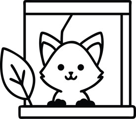 christmas coloring pages, illustration, for kids. winter coloring pages