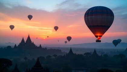 Fototapeta premium hot air balloon