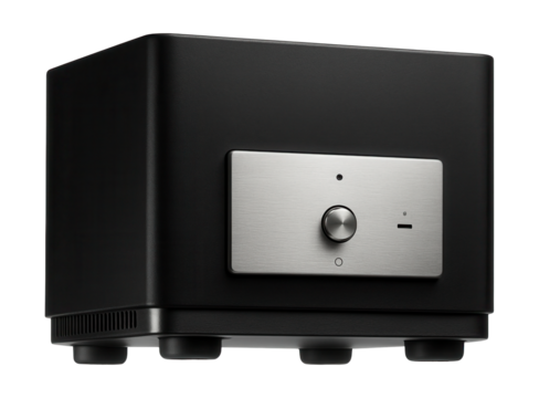 Isolation transformer for a boutique retail store, featuring a stylish design that complements modern shop interiors.