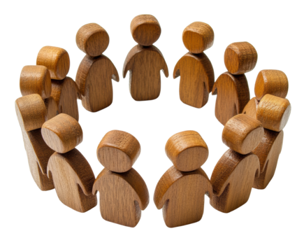 Team building workshop office space group activity collaborative environment isolated on transparent background