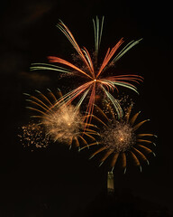 4th of July Fireworks over San Francisco, California 