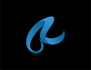 Abstract letter r logo