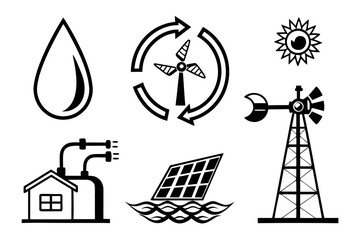 renewable-water-resource-tools---black-icons-