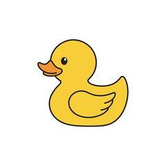 A classic yellow rubber duck icon