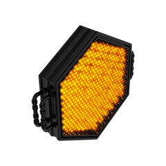 Yellow LED Panel Premium 3D Rendered