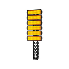 Yellow LED Panel Premium 3D Rendered