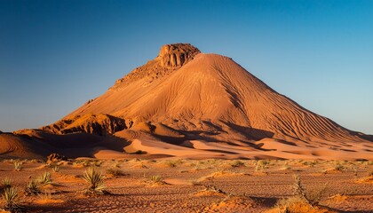 Naklejka premium mountain in desert