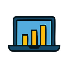 Colorful Icon — Modern Business Symbol, A vibrant vector illustration featuring clean lines and bold colors — ideal for corporate branding, office themes, editorial infographics, and digital UI.