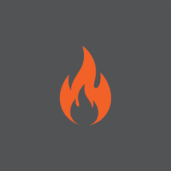 vector illustration of a fire