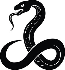 Obraz premium viper on white background.eps