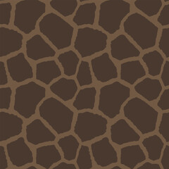 Abstract modern giraffe seamless pattern. Animals trendy background. Colorful decorative vector stock illustration for print, card, postcard, fabric, textile. Modern ornament of stylized skin.