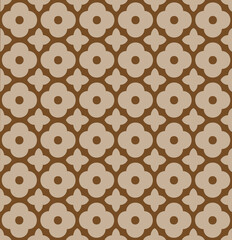 seamless pattern vector flower geometric pattern floral and plant themed design