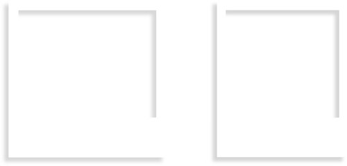 Realistic polaroid photo template. Empty photo frame mock up with shadow. Vintage card. illustration on transparent background.