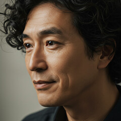 Fototapeta premium portrait close up man