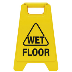 caution wet floor sign