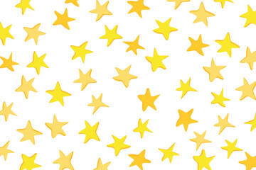 Color stars confetti background. Splash effect banner. Vector abstract illustration with blurred drops of rain for wallpaper, wrapping paper, backdrop, poster, card etc.