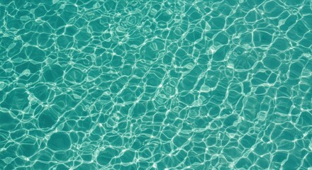 Summer Coolness - Sparkling Turquoise Water Background