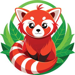 This collection of images depicts illustrations of red pandas, some with detailed fur and others with more stylized forms