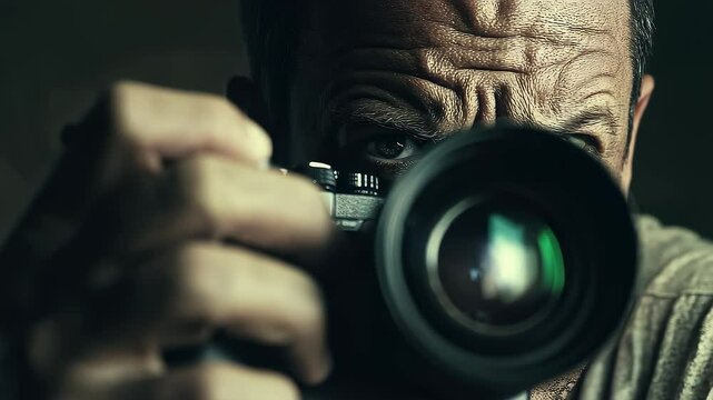 Photographer Focuses on Shooting Close-up Shots