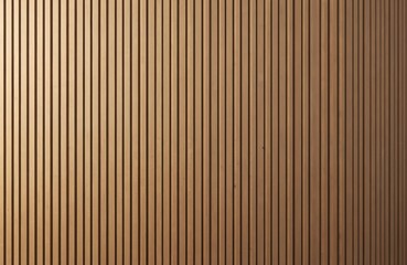 Obraz premium Vertical wooden slats texture for interior decor. Natural wooden wall panel background. Brown wood material. Wood texture, wood background, detailed wood structure perfect for 3D rendering,