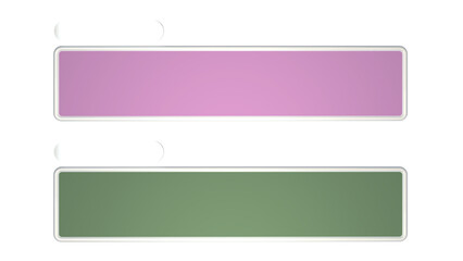 Obraz premium カラフルなテロップのフレーム（動画もあります）