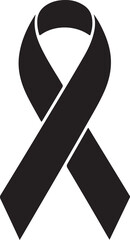 Black Awareness Ribbon