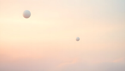 Minimal Geometric Composition with Shadows on Colored Background