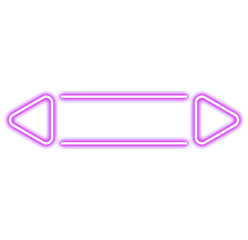 Neon Frame Button Text Box