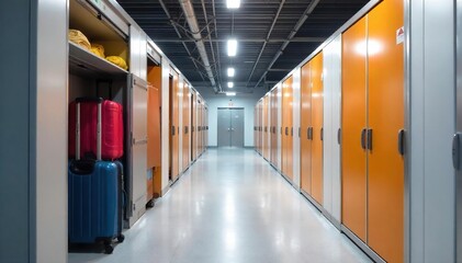 Secure & Stylish Luggage Storage Lockers in a Modern Facility Perfect for Airport Transit, Short-Term Storage, and Travel Efficiency