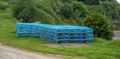 Lobster Traps in Eastport Maine