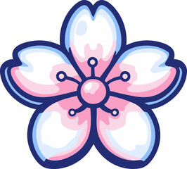 Fototapeta premium full-shot of a Spring Blossom icon The backgro